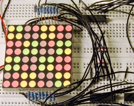 Dual color LED matrix