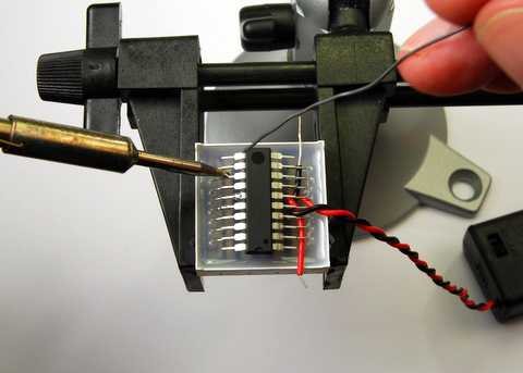 Solder the other pins