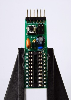 Insert the 20-pin socket