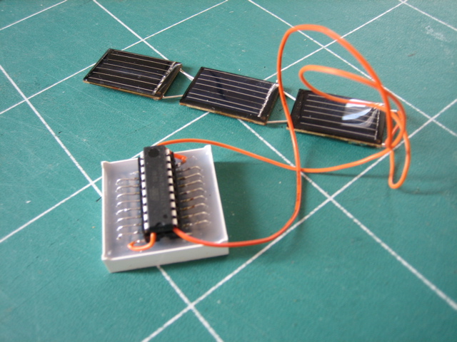 A socket attached to the matrix display