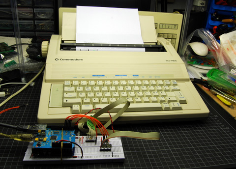 Arduino interfaced with Commodore SQ1000