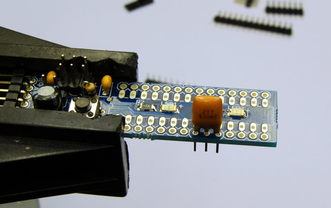 Insert the resonator Insert the resonator