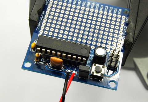 Insert power supply cables Insert power supply cables