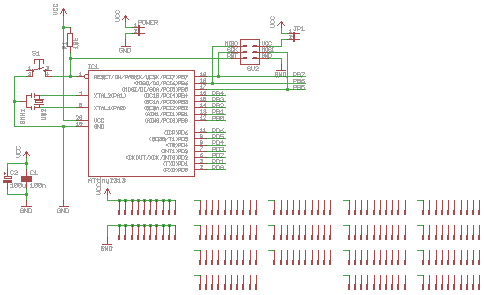 Tiny2313 Proto Board Schematic Tiny2313 Proto Board Schematic