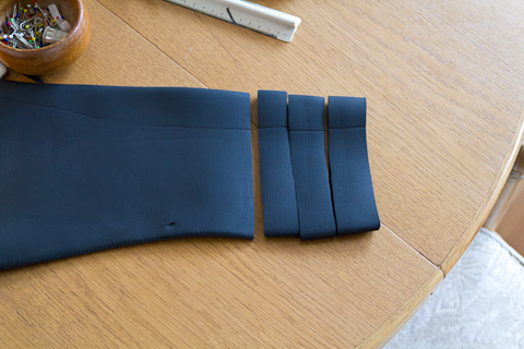 Cut rings from the sleeve