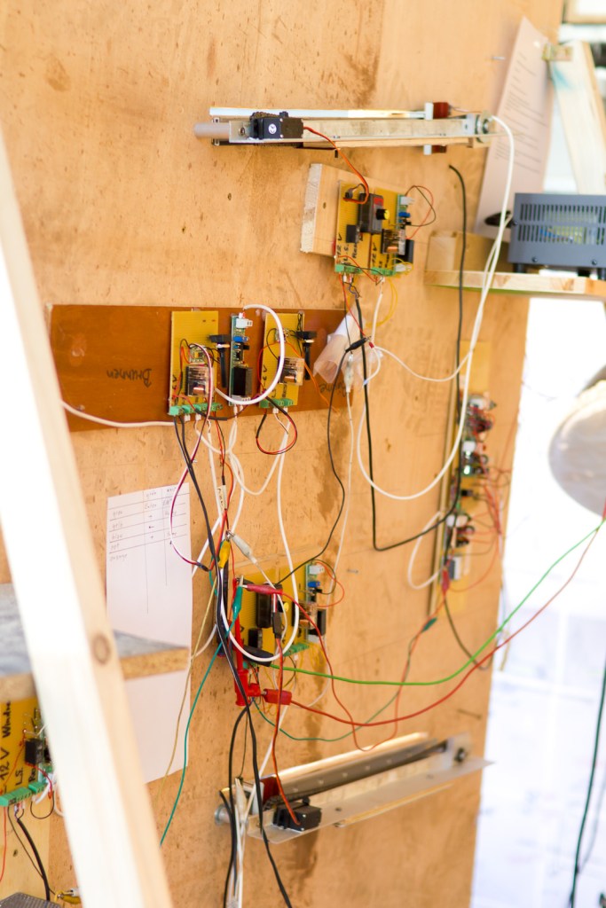 Back of the prototype